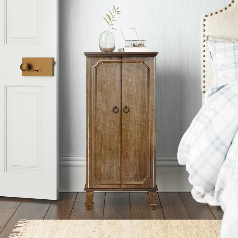 Maddox Jewelry Armoire with Mirror & Reviews Birch Lane